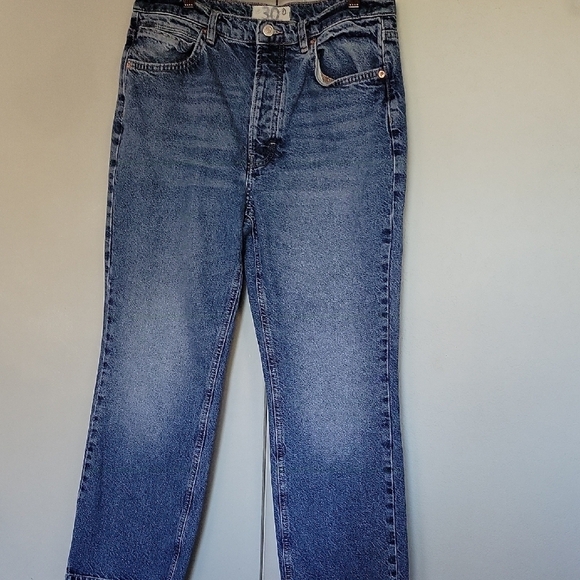 Free People Denim - Free People Relaxed Fit Blue Women’s Jeans Size 30